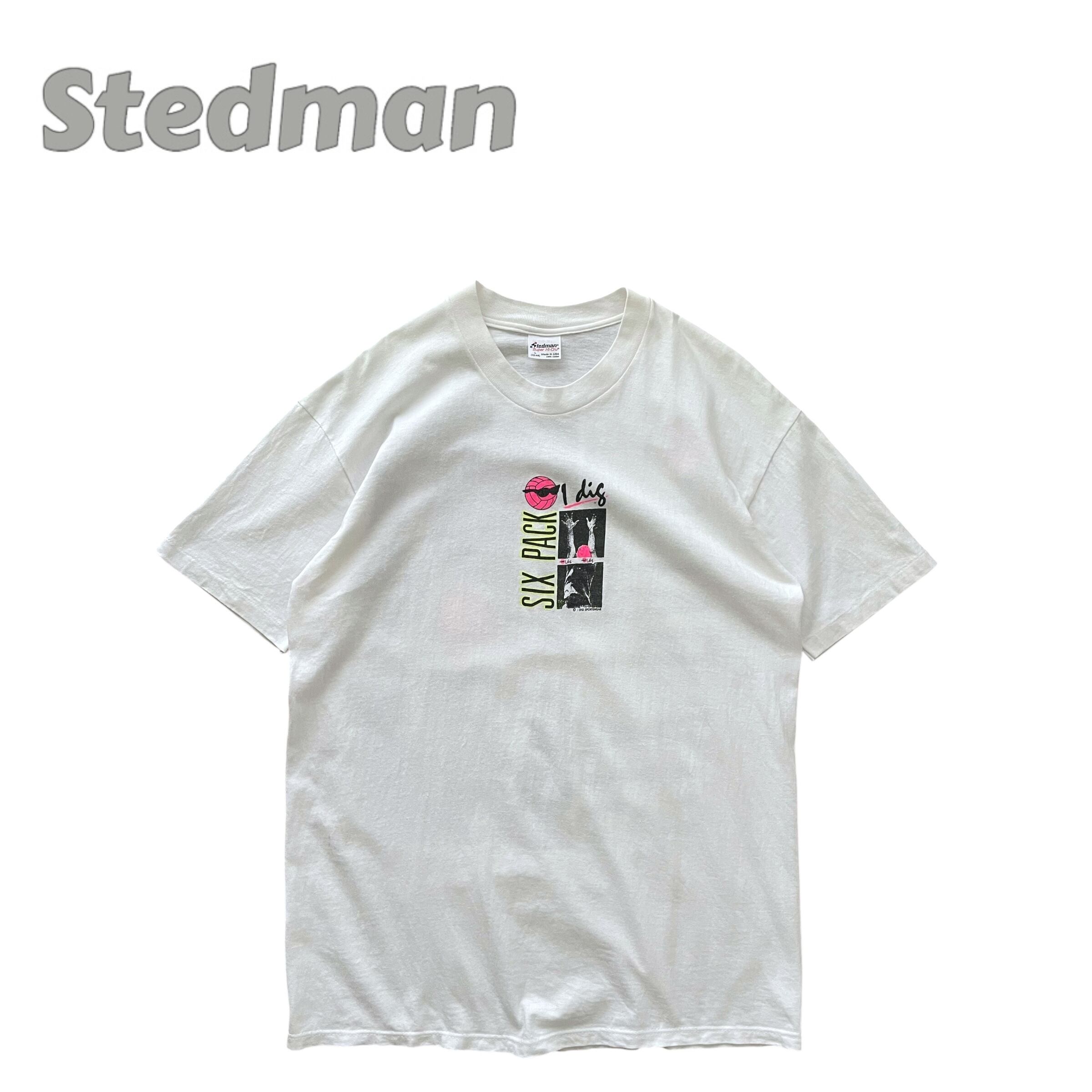 Stedman 80s~ USA製 ネオンカラー 両面プリント Tシャツ 半袖 | ThreeF