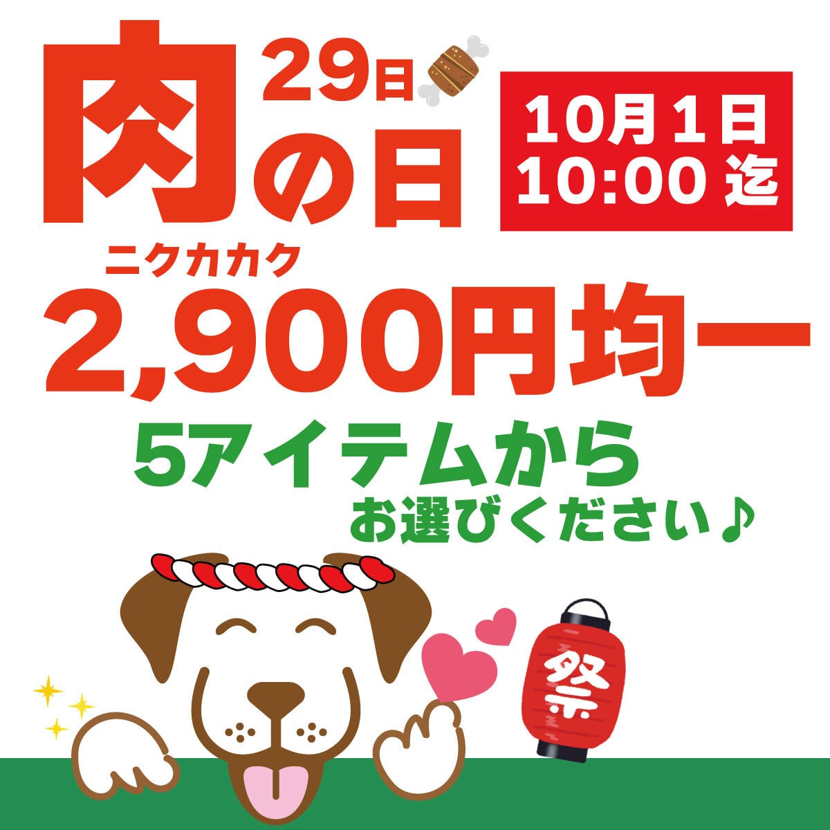 【肉の日SALE】選べる2900円均一!