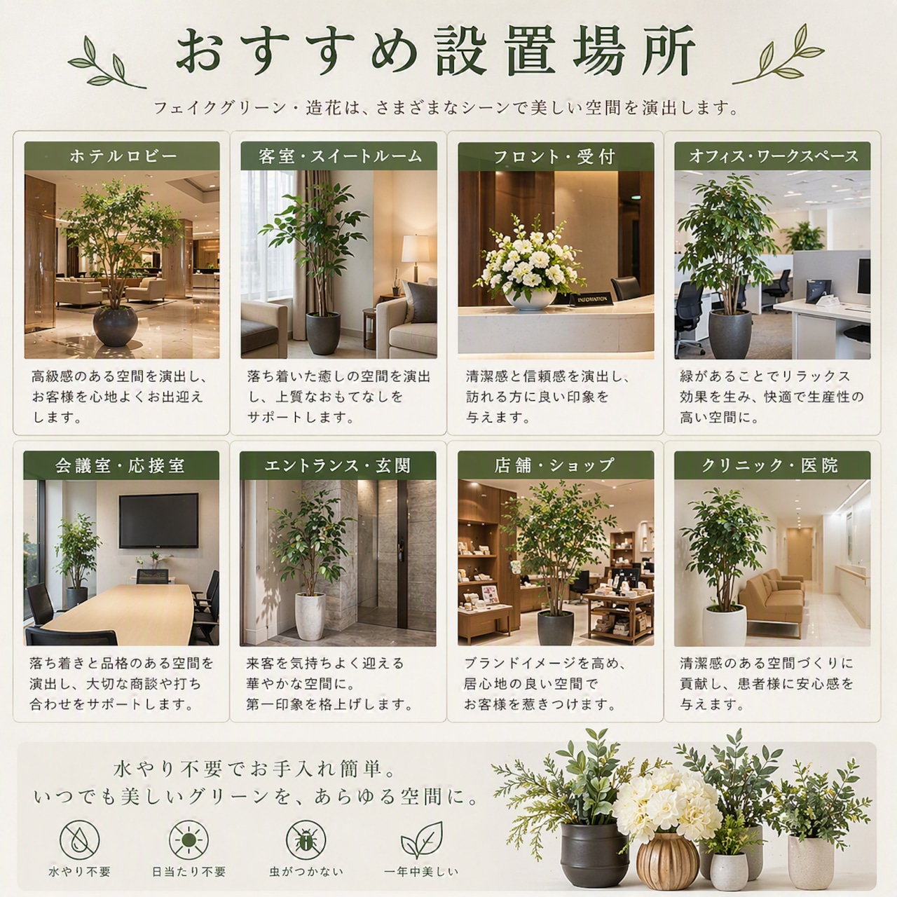 フェイクグリーン 大型 H120cm パーム（ヤシの木） 人工観葉植物 超