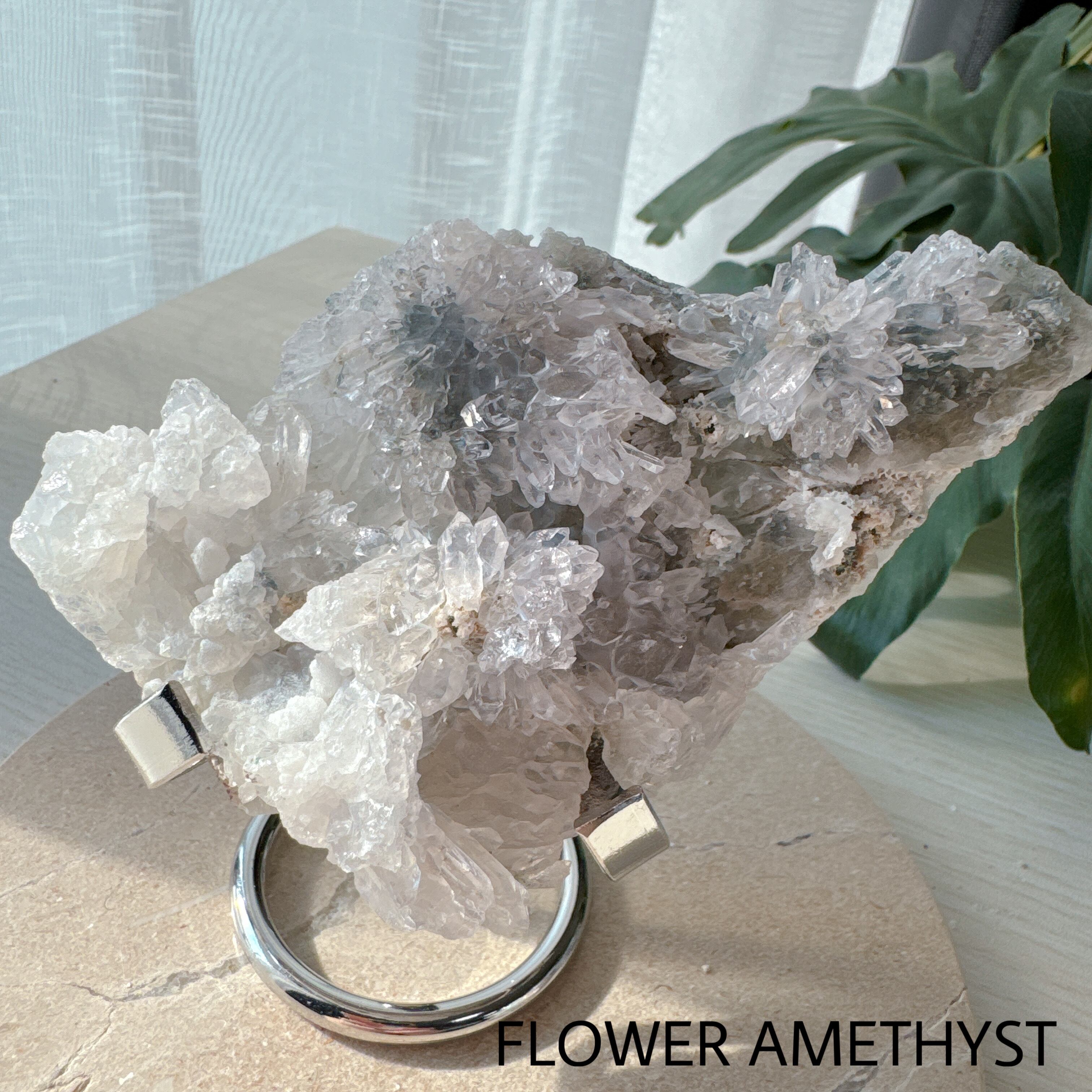 フラワーアメジスト 原石 天然石