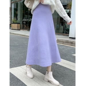 ニット ハイウエスト Aライン スカート 10302