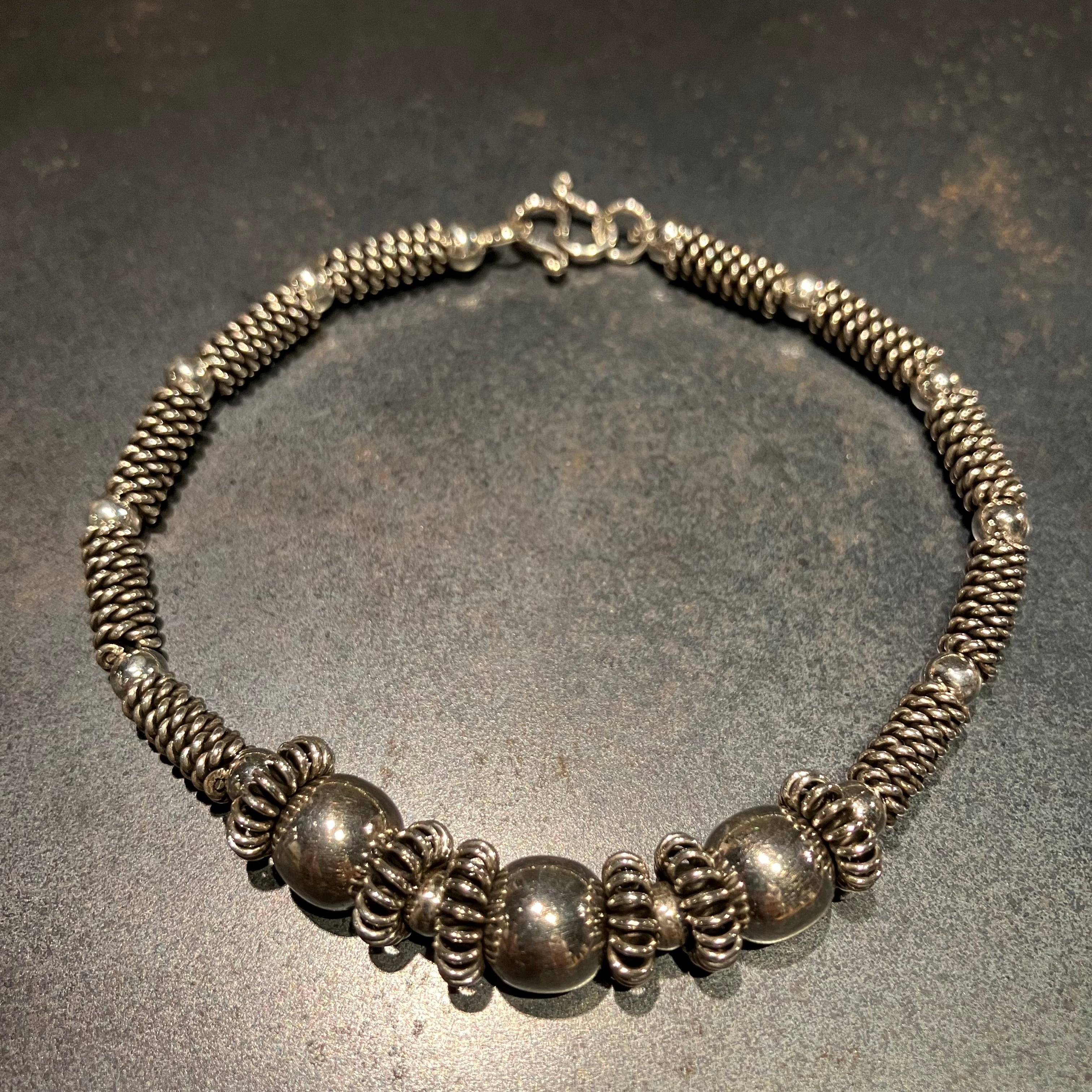 SILVER925 PEAL FOOK BRACELET/シルバー/ブレス SILVER925 PEARL DESIGN S FOOK BRACELET/ブレスレット/シルバー