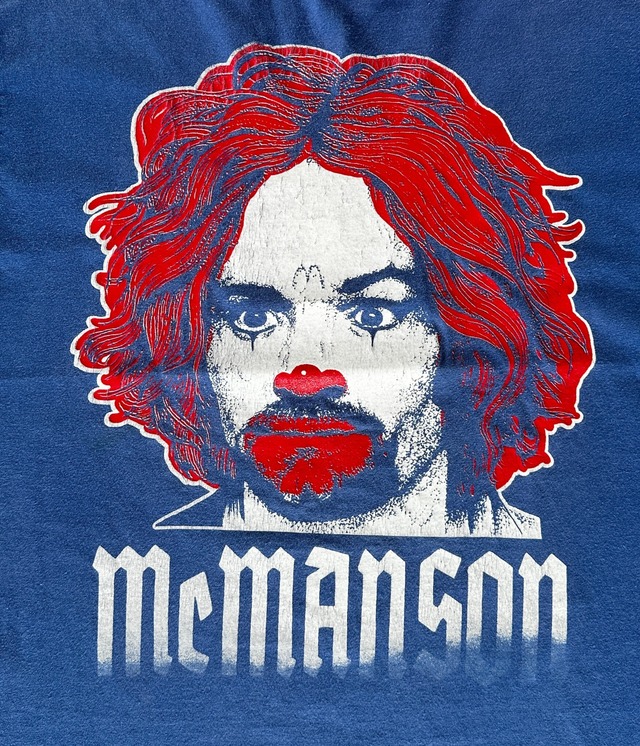 -McManson- Vintage 00s M Charles Manson Parody T-shirt