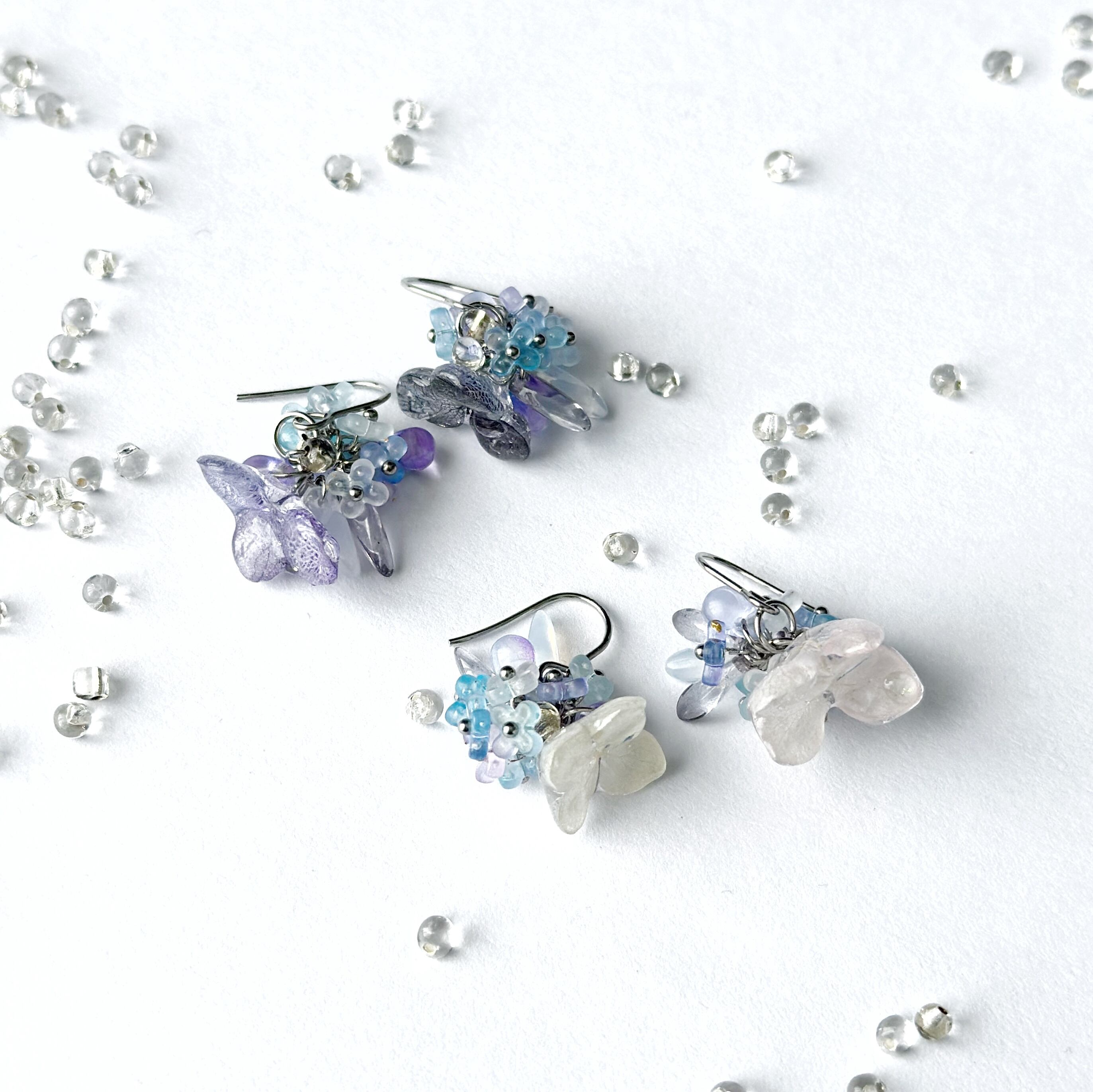 夏ノ紫陽花ピアス・イヤリング
