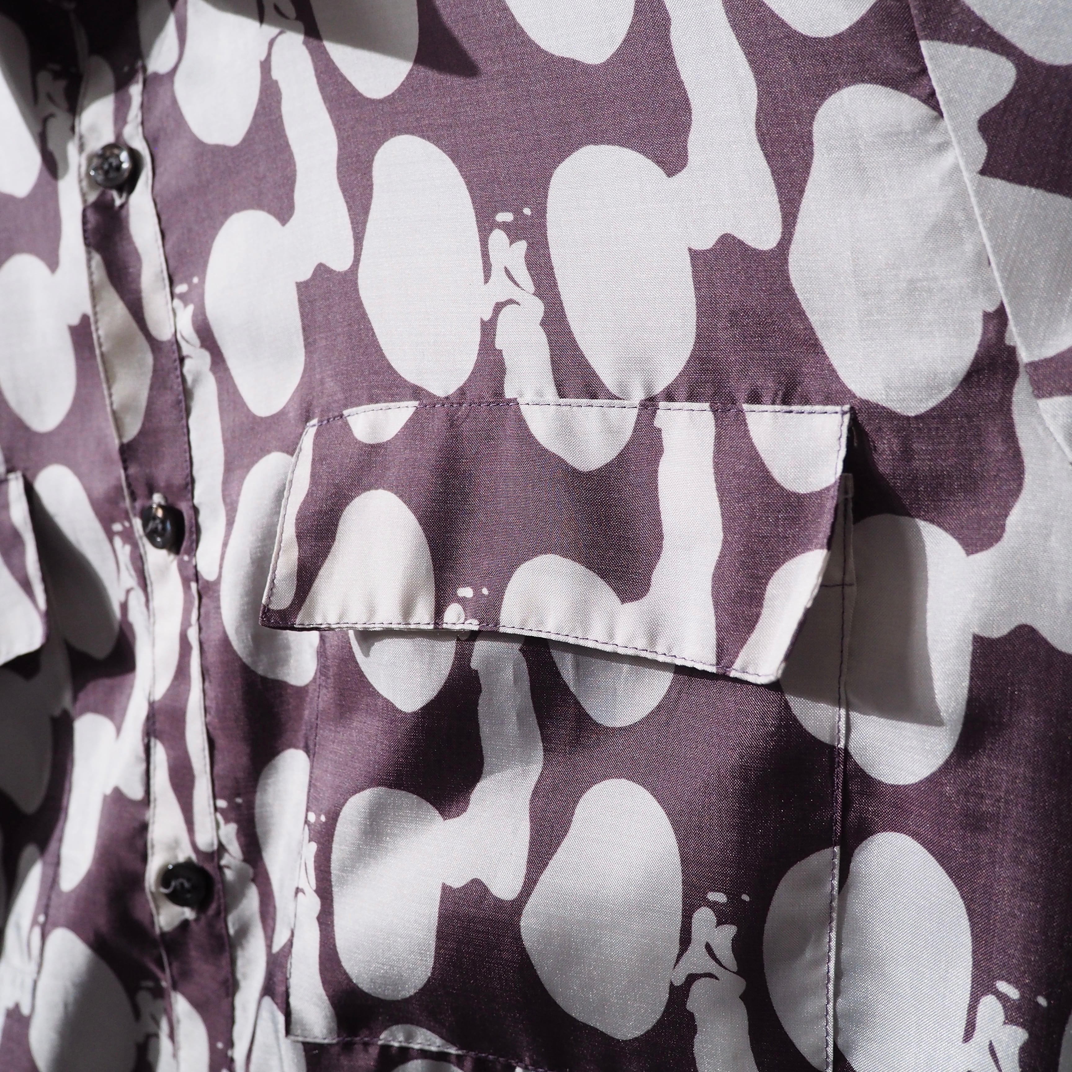 ” N.HOOLYWOOD ” Drop Dot all pattern Long sleeve shirt