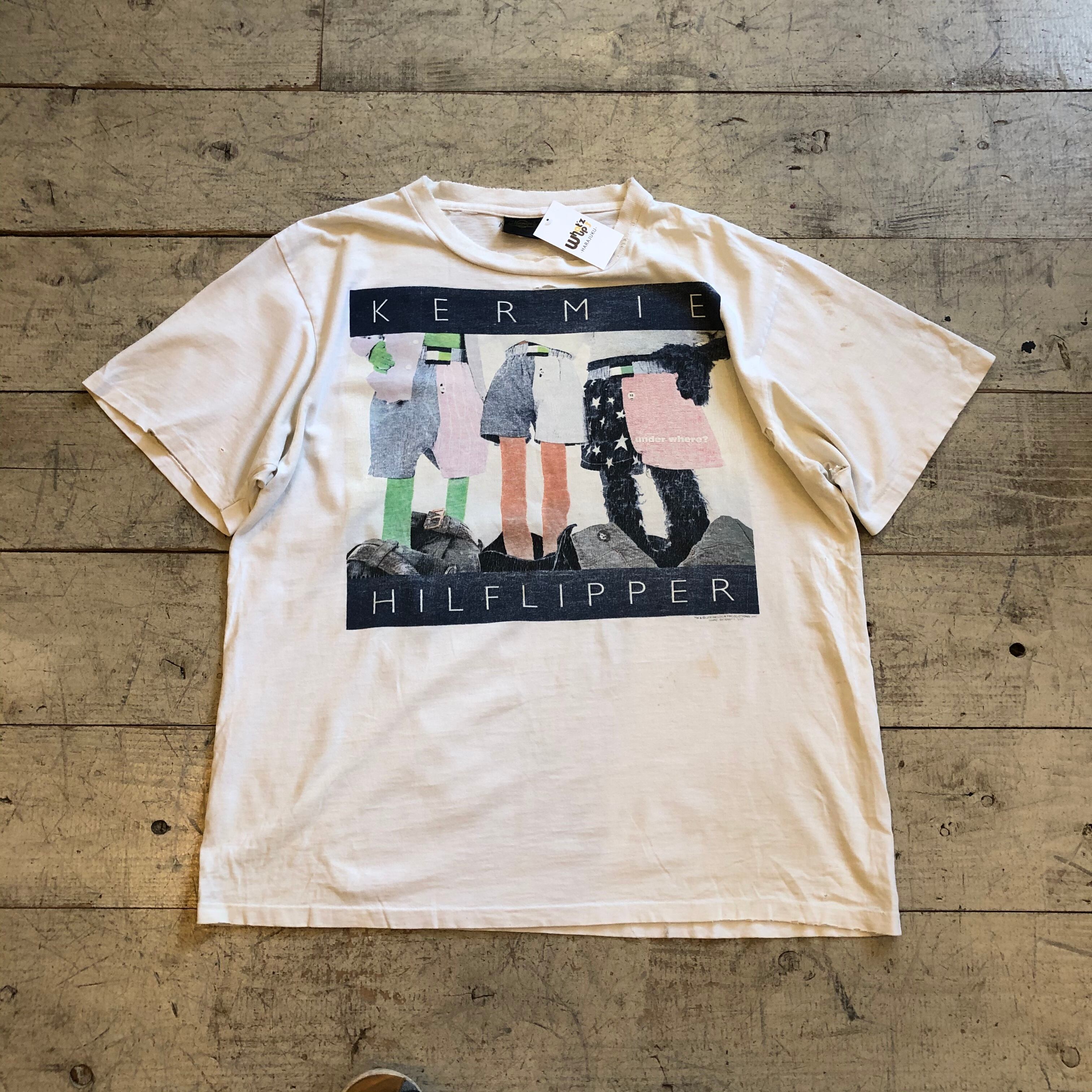 『入手困難』VINTAGE KERMIE HILFIPPER Tシャツ