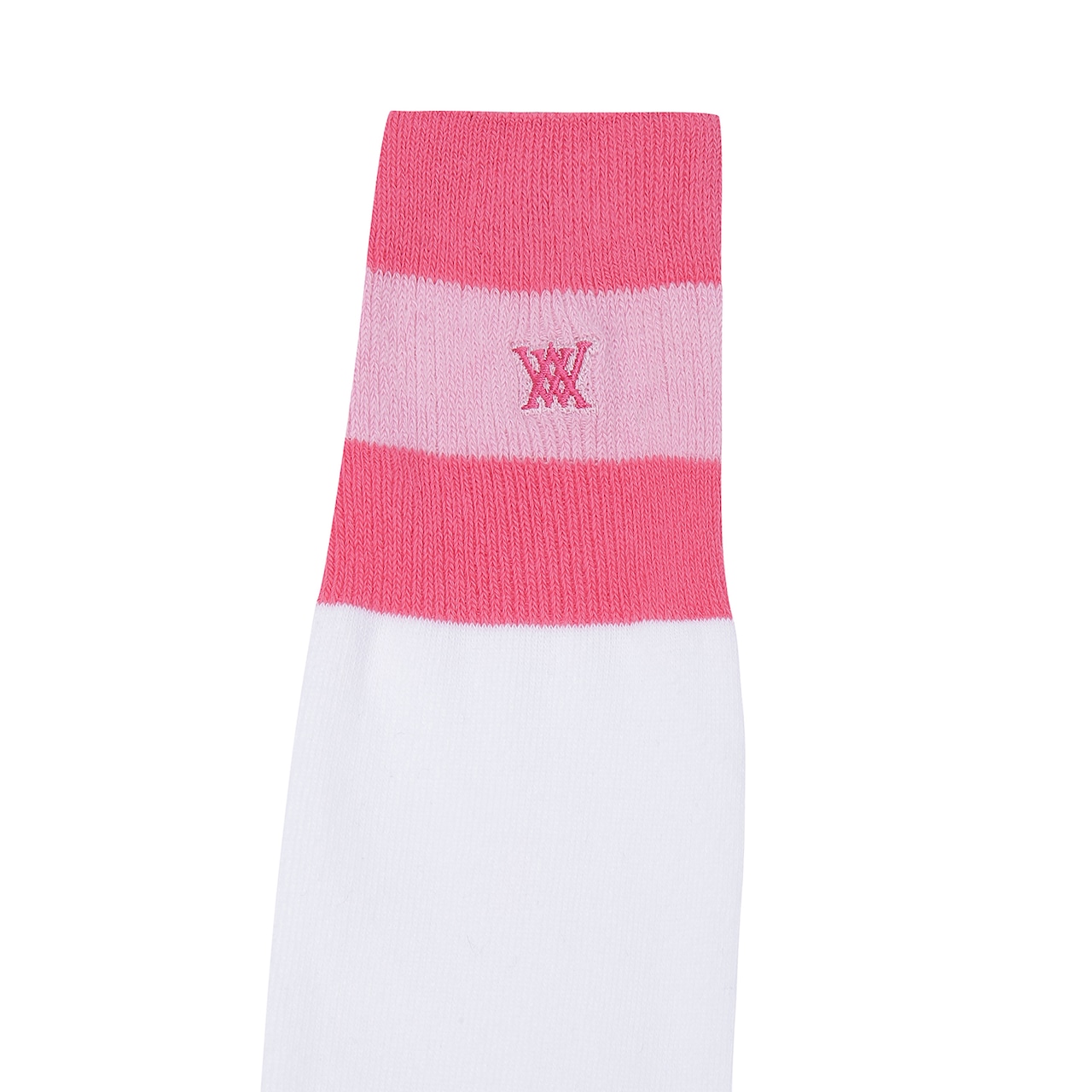 (W) THREE-TONE KNEE SOCKS [サイズ: F(AGEUWSC05PIF)] [カラー: PINK]