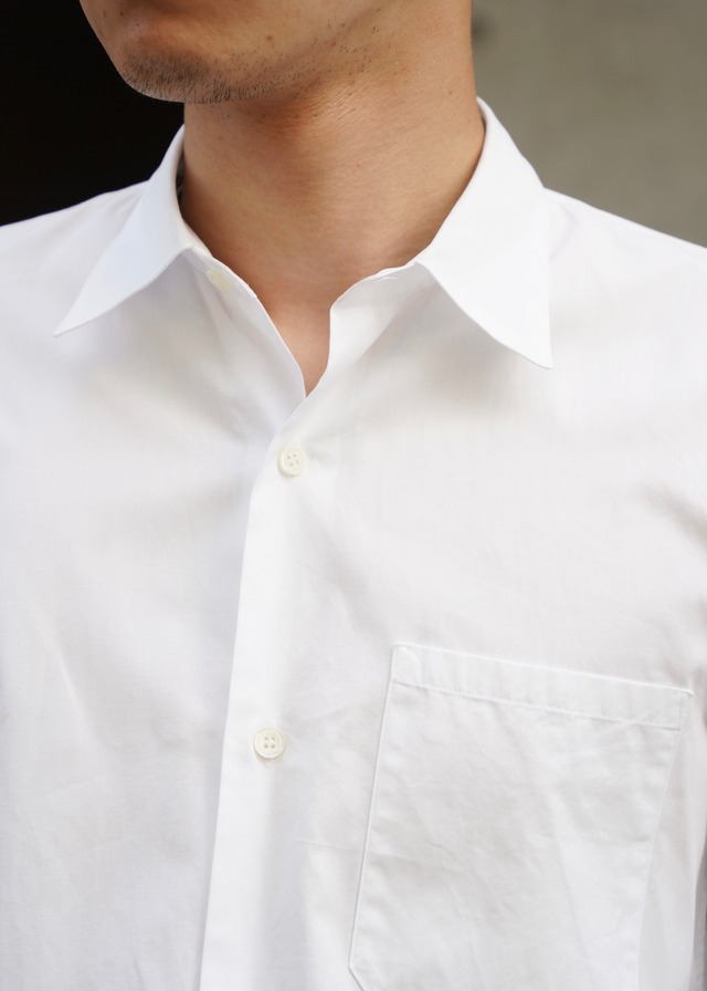 90’s agnes b. HOMME regular collar cotton shirt