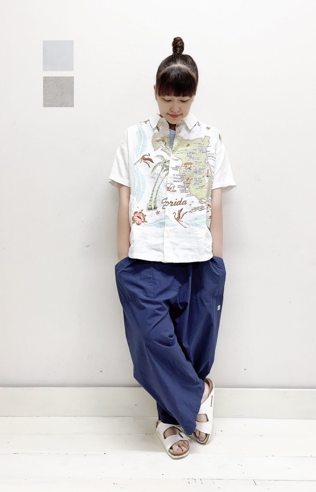【快晴堂】Wide カロハシャツ / 32S-41G | syozikiya online shop