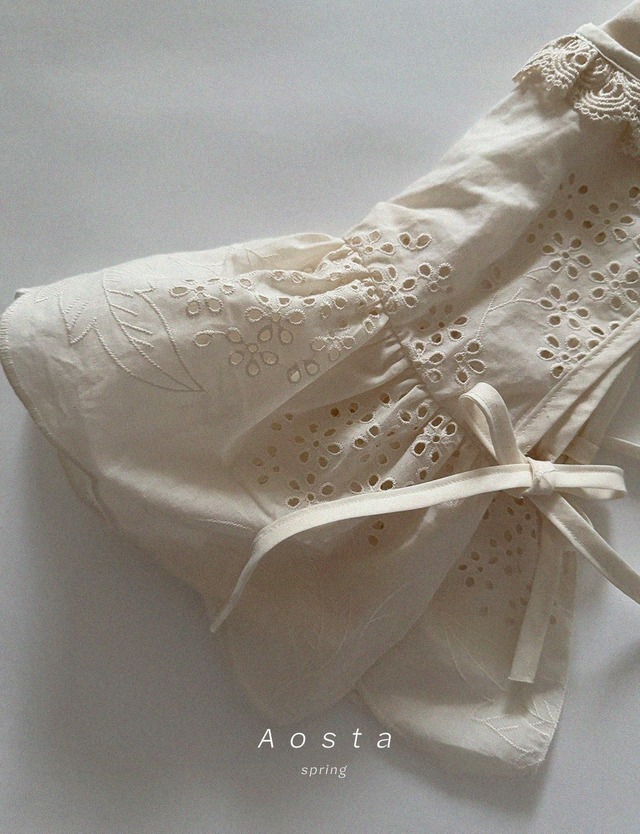 〘即納〙Aosta / Lace Cotton Blouse