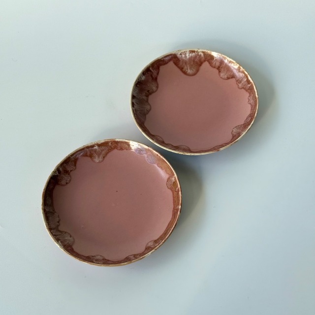 NAOKO HATA CERAMICS Melt series 4MARU plate - 明けの明星