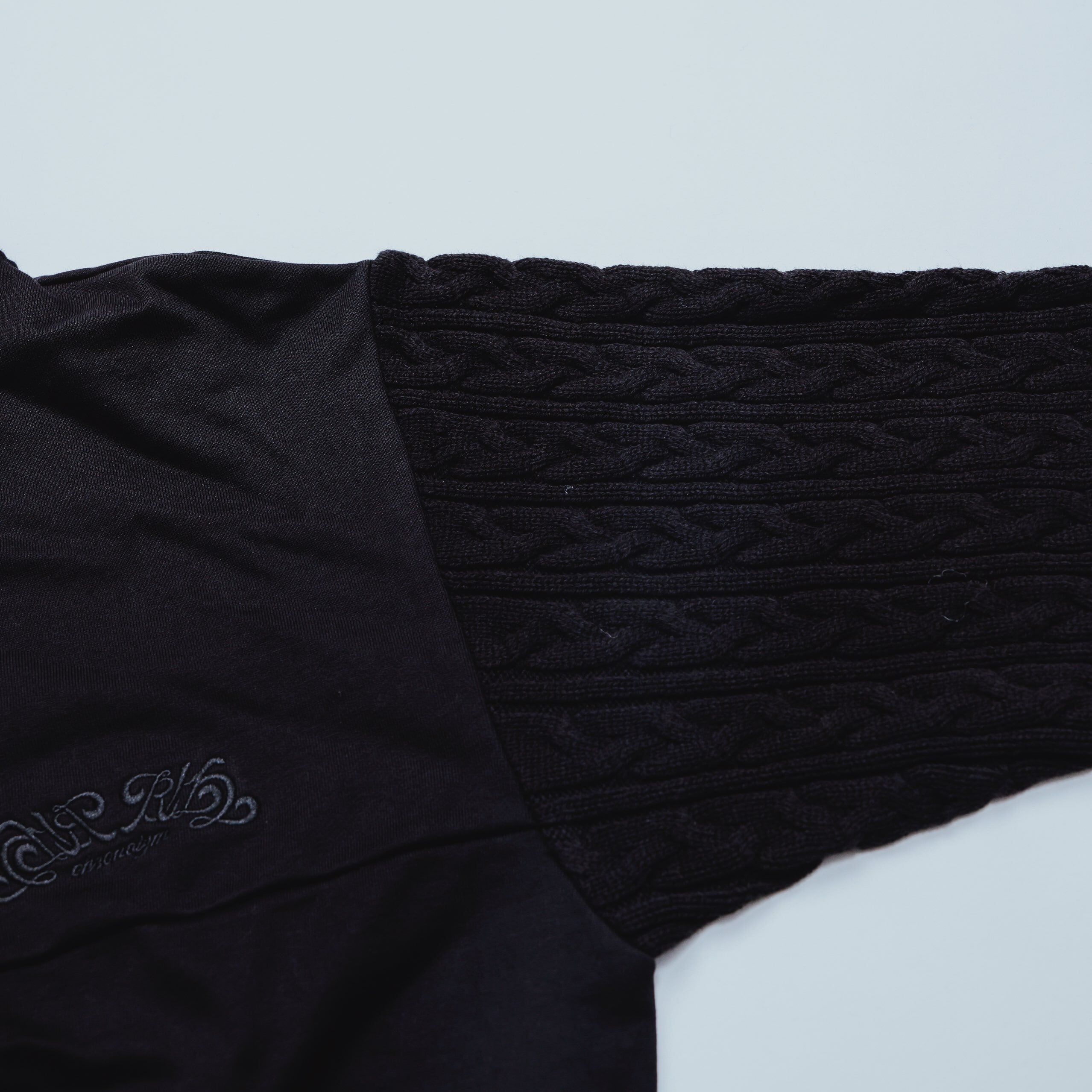 KNIT SWEAT<BLACK> | CHRONOIZM