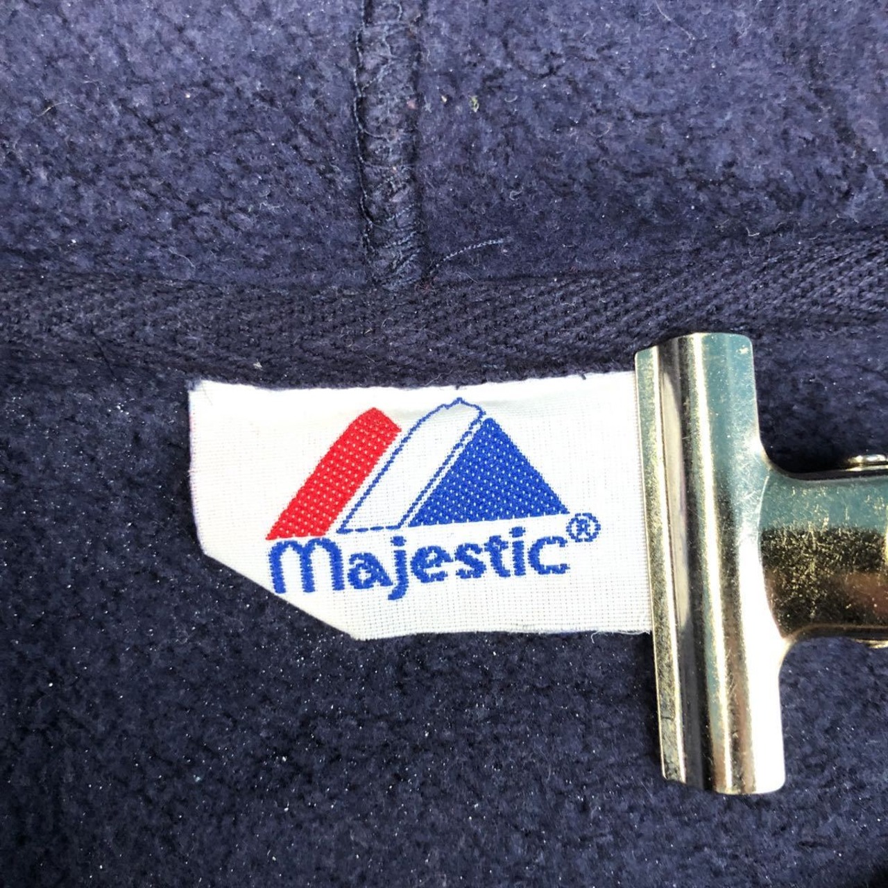 Majestic スウェット パーカー XL ネイビー マジェスティック 