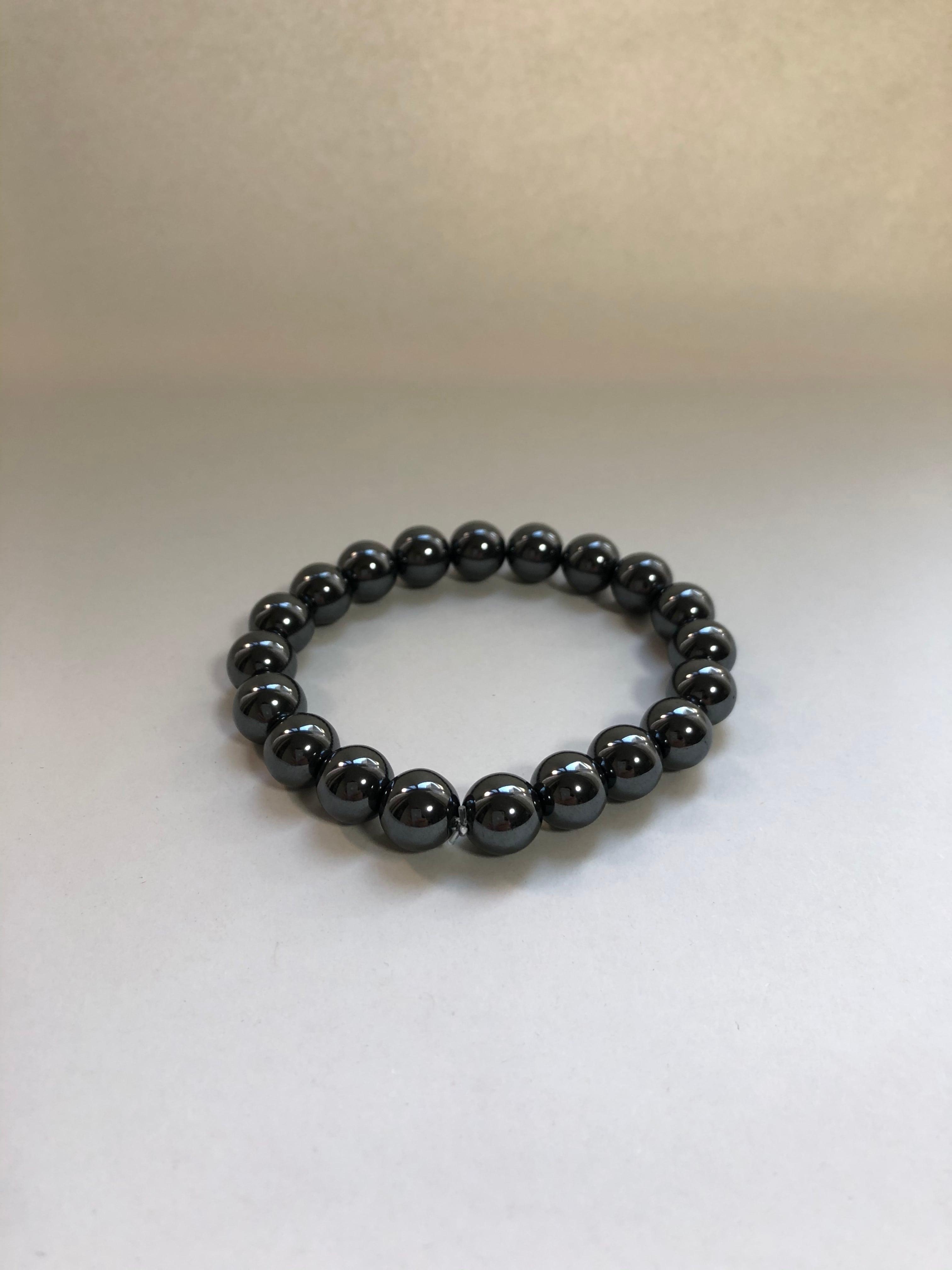 パワーストーンブレスレット（ヘマタイト 磁気無し） | ハンドメイド