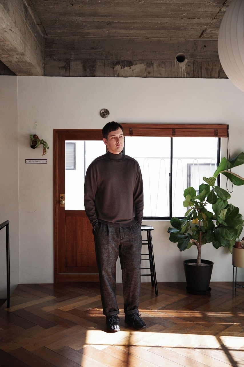 Wool Linen Tweed Trousers