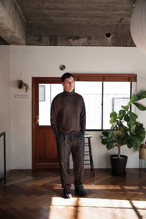 Wool Linen Tweed Trousers