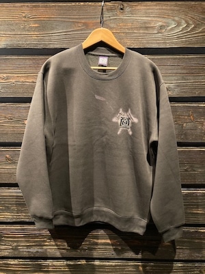 KAYA  Brushed Back CREW SWEAT  Black XLサイズ