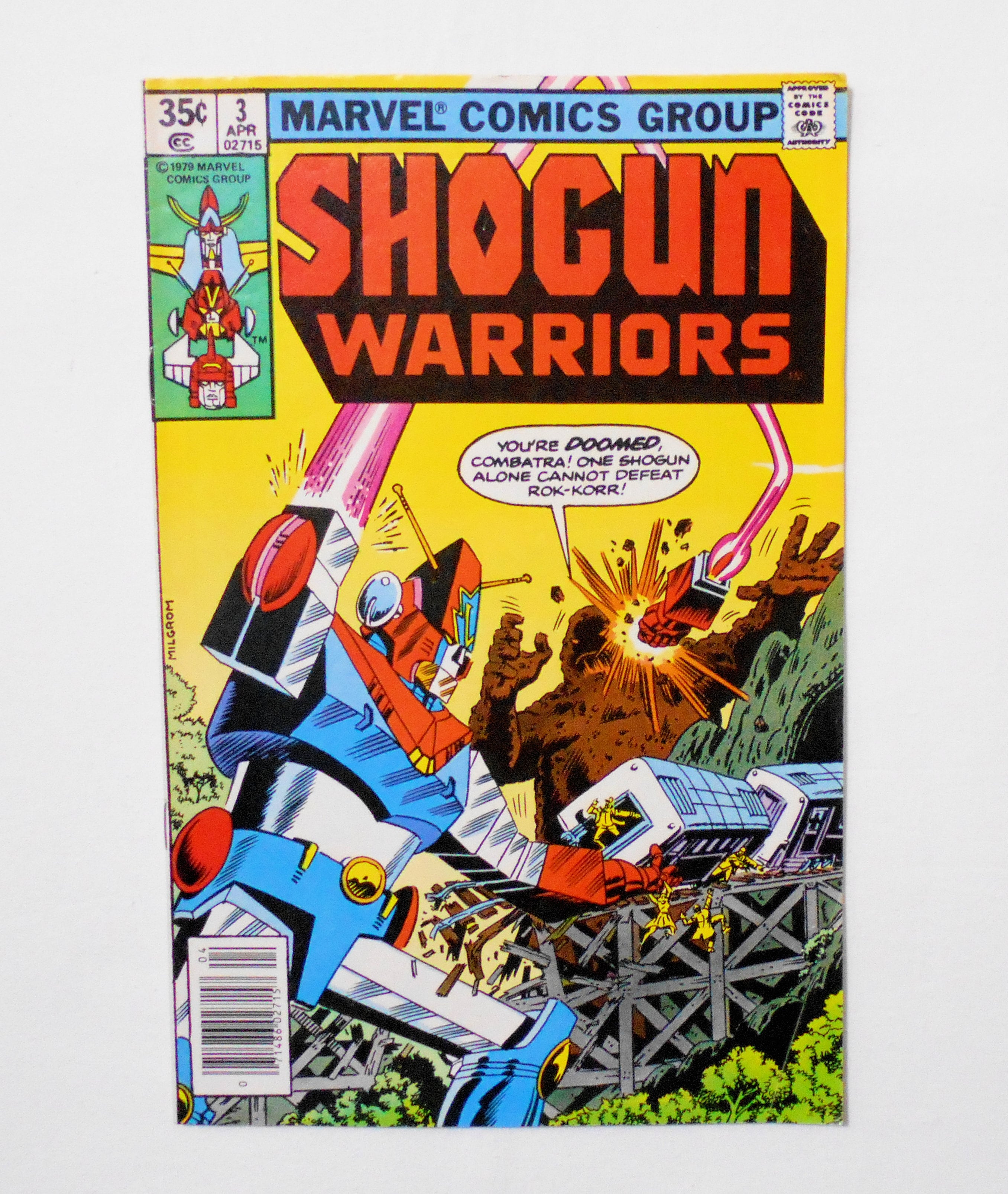ショーグン ウォリアーズ Shogun Warriors Vol 1 No 3 Marvel 勇者ライディーン ダンガードa コンバトラーv 1979年 アメコミ アメリカンコミック Linus Blanket Comic Shop