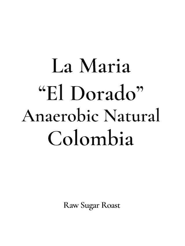【NEW】Colombia | La Maria -El Dorado-