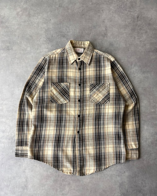 70s BIG MAC（JCPenney）Cotton Heavy Flannel Shirt