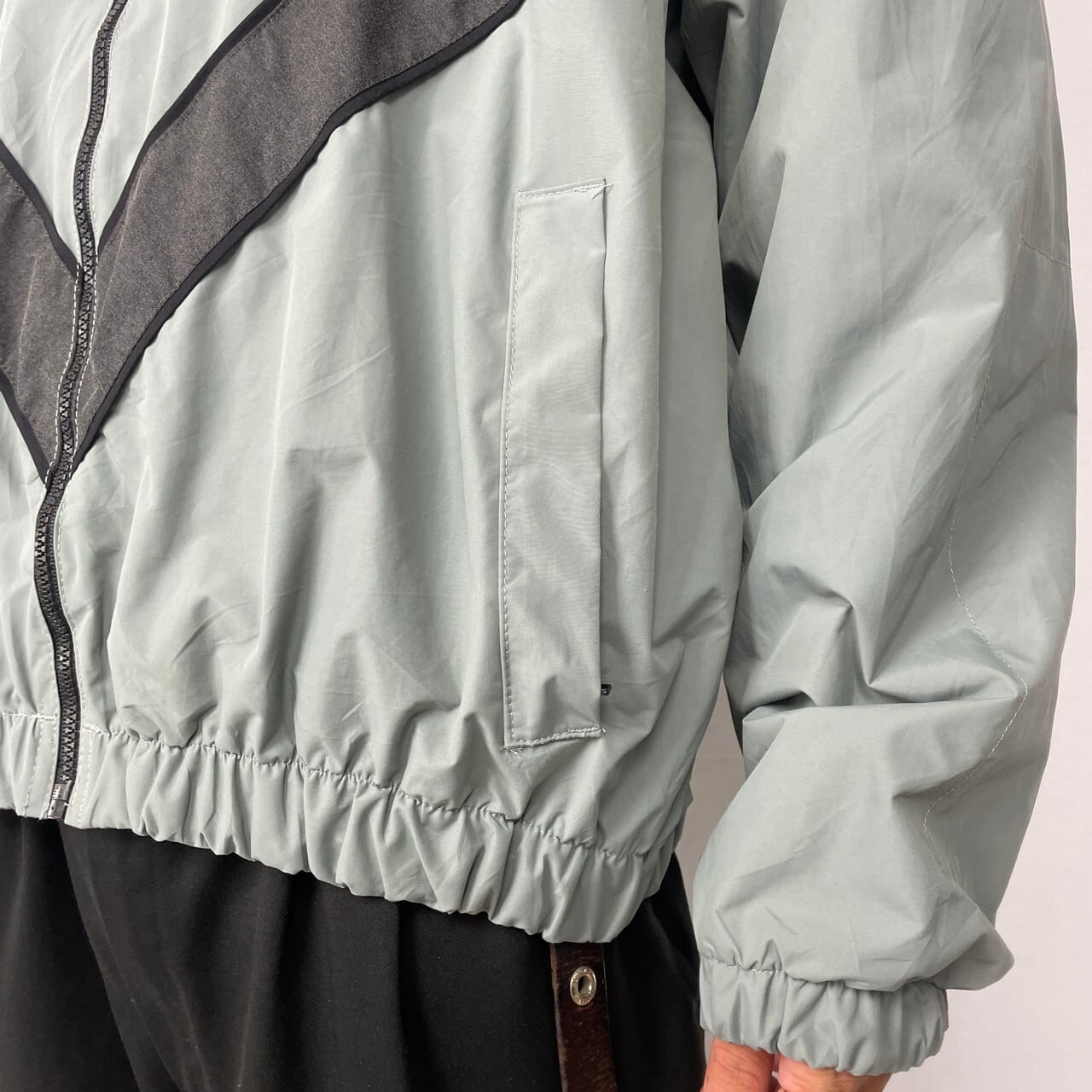 00年代 U.S.ARMY 米軍実品 PFU ミリタリー ナイロンジャケット MEDIUM 