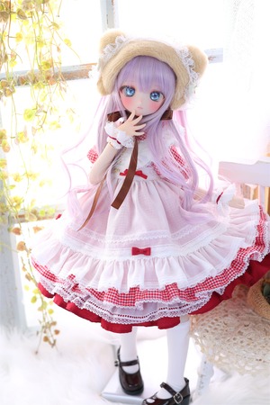 ハニベア・ピクニックセット（レッド）｜Mini Dollfie Dream ・ 1/4TinyFox PEKO・KUMAKO
