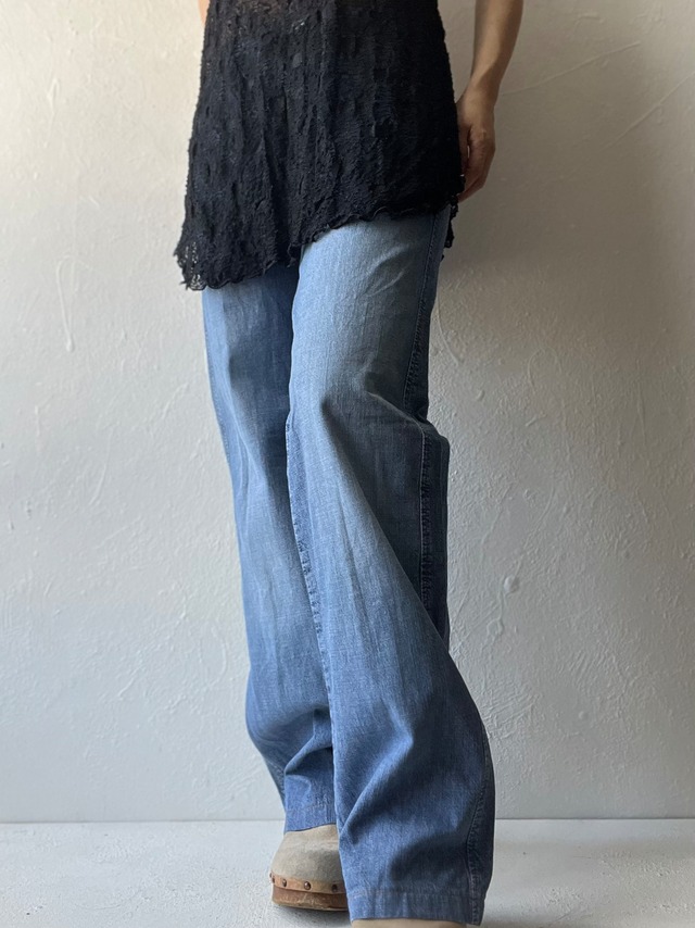 【ladies】"ARMANI" Italy made  denim pants