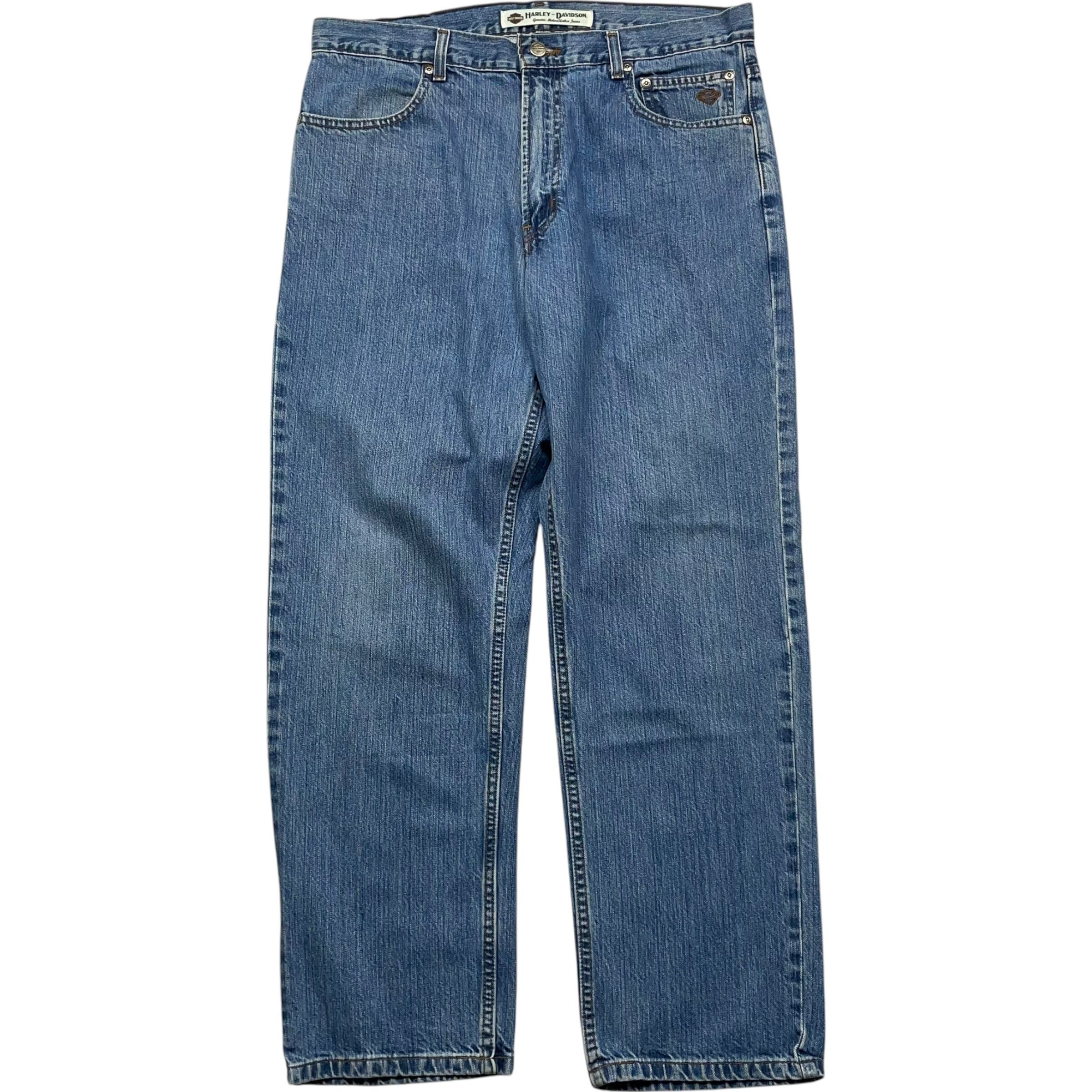 《実寸W36 L29》Harley-Davidson ハーレーダビッドソン デニムパンツ no.5058