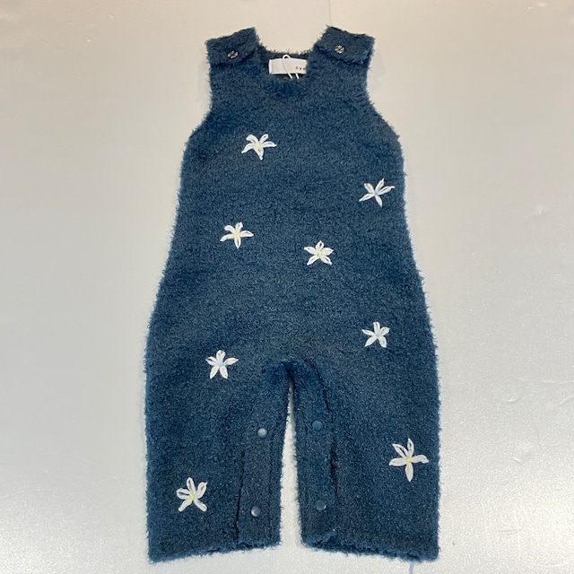 【25AW】&PAL(アンドパル)モチーフジャンプスーツ フラワー(XS/S)ロンパース ベビー 花
