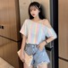 ✞ スタンダード♥カワイイ♥Tシャツ シャツブラウス レトロ ✞ゴスロリ SM ミリ 甘ロリ クラロリ 和ロリ エレガント 黒ロリ 姫ロリ 華ロリ BB-BB5810825