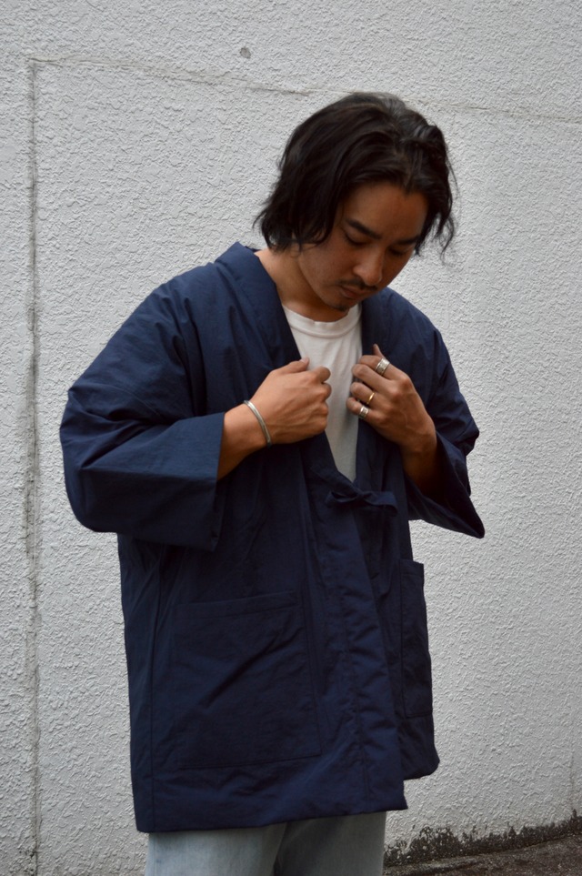 ZANTER 6771 REVERSIBLE DOWN HANTEN Made in Japan Down 90/10 800FILL ザンター 半纏 ハンテンダウン リバーシブル NAVY