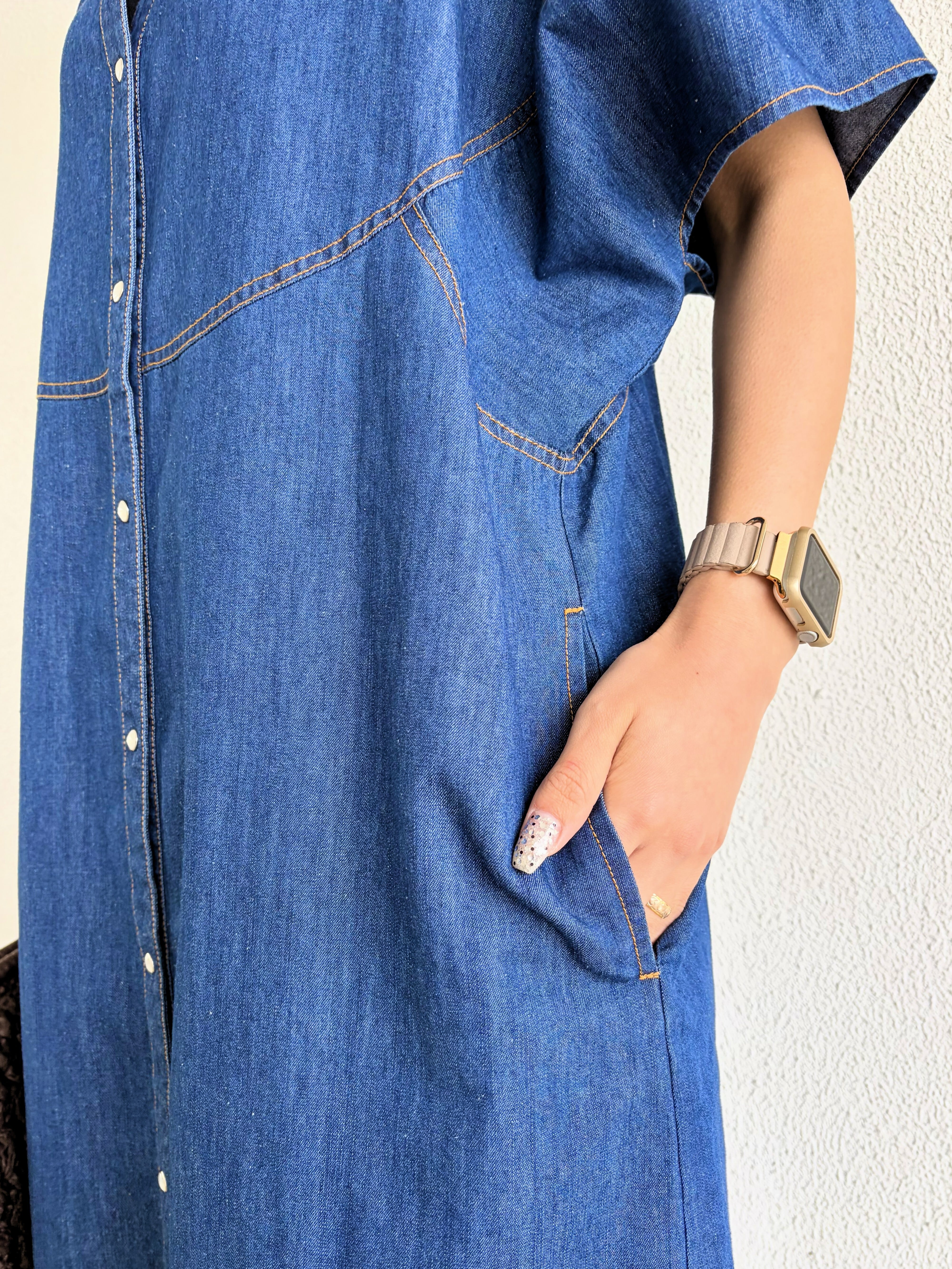 ○○○9286】半袖デニムワンピース (8801-63028) | 9286 Fashion Lab