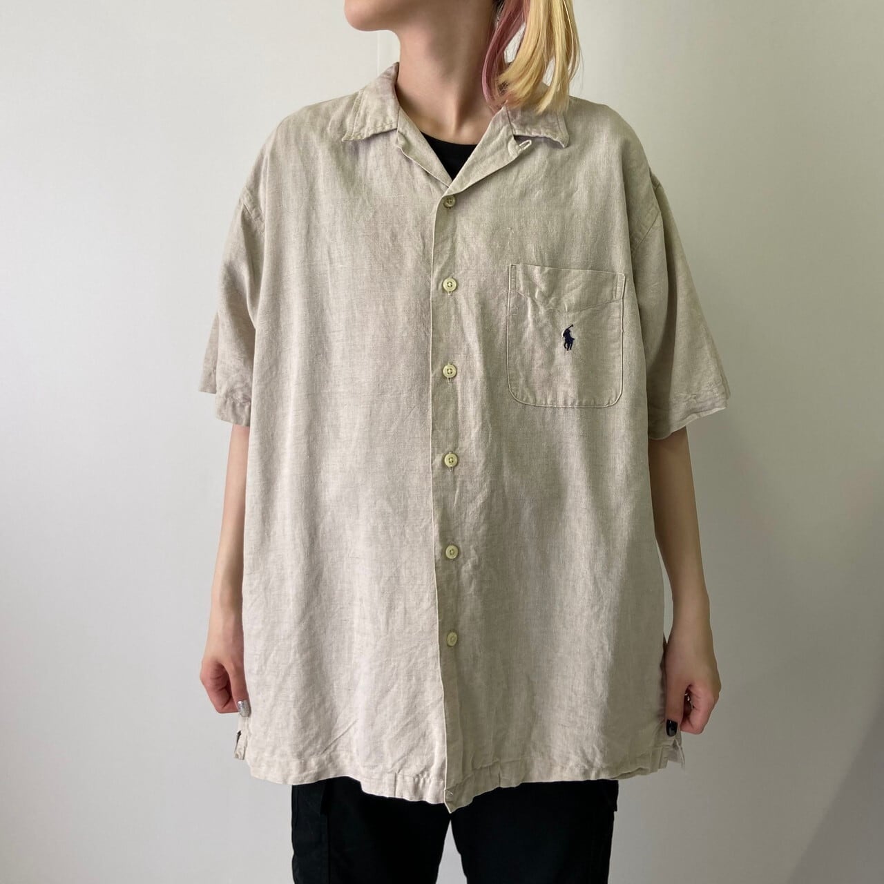 Polo by Ralph Lauren ポロバイラルフローレン リネン×コットン 半袖