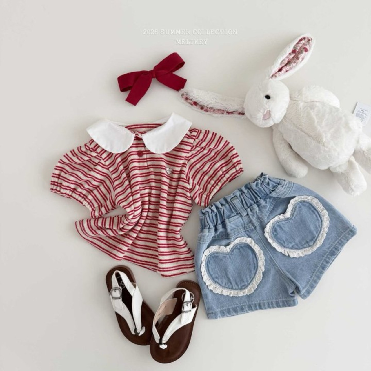 [MELIKEY] Hattu Denim Shorts (JS/JM) / [미라이키] 하뚜데님반바지 (JS/JM)