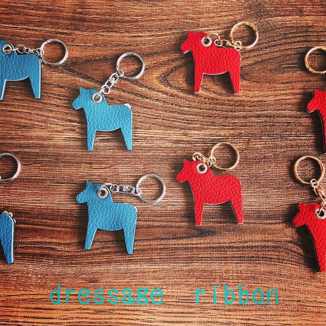 ダーラナホースWフェイスキーホルダー