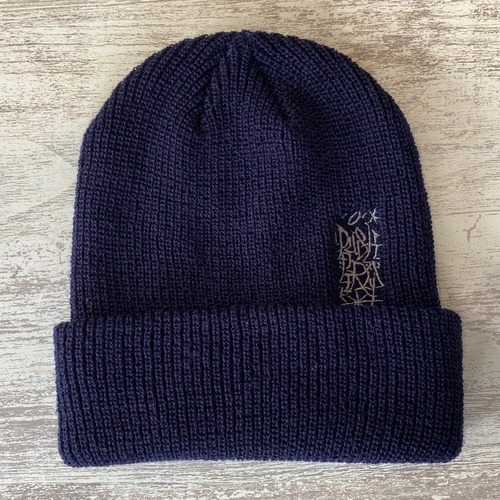 【PUSH GRIP】 PGV BEANIE  (NAVY)