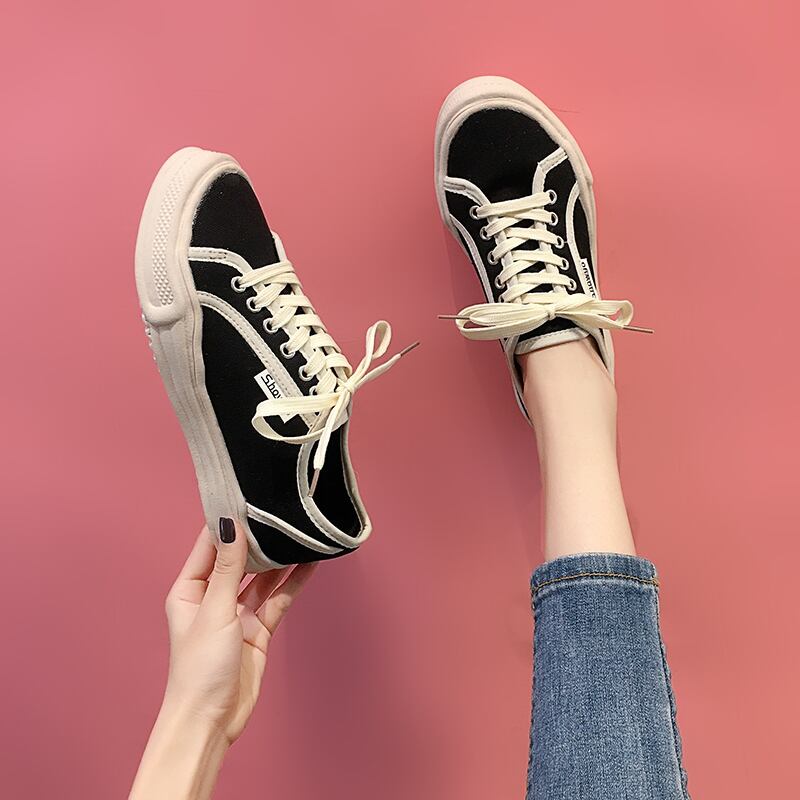 キャンバスシューズレディース2020新ドイツ語トレーニングワイルドインタイドバージョンオルチャン厚底カジュアルスポーツシューズ秋 フェイクシューズ36195630138