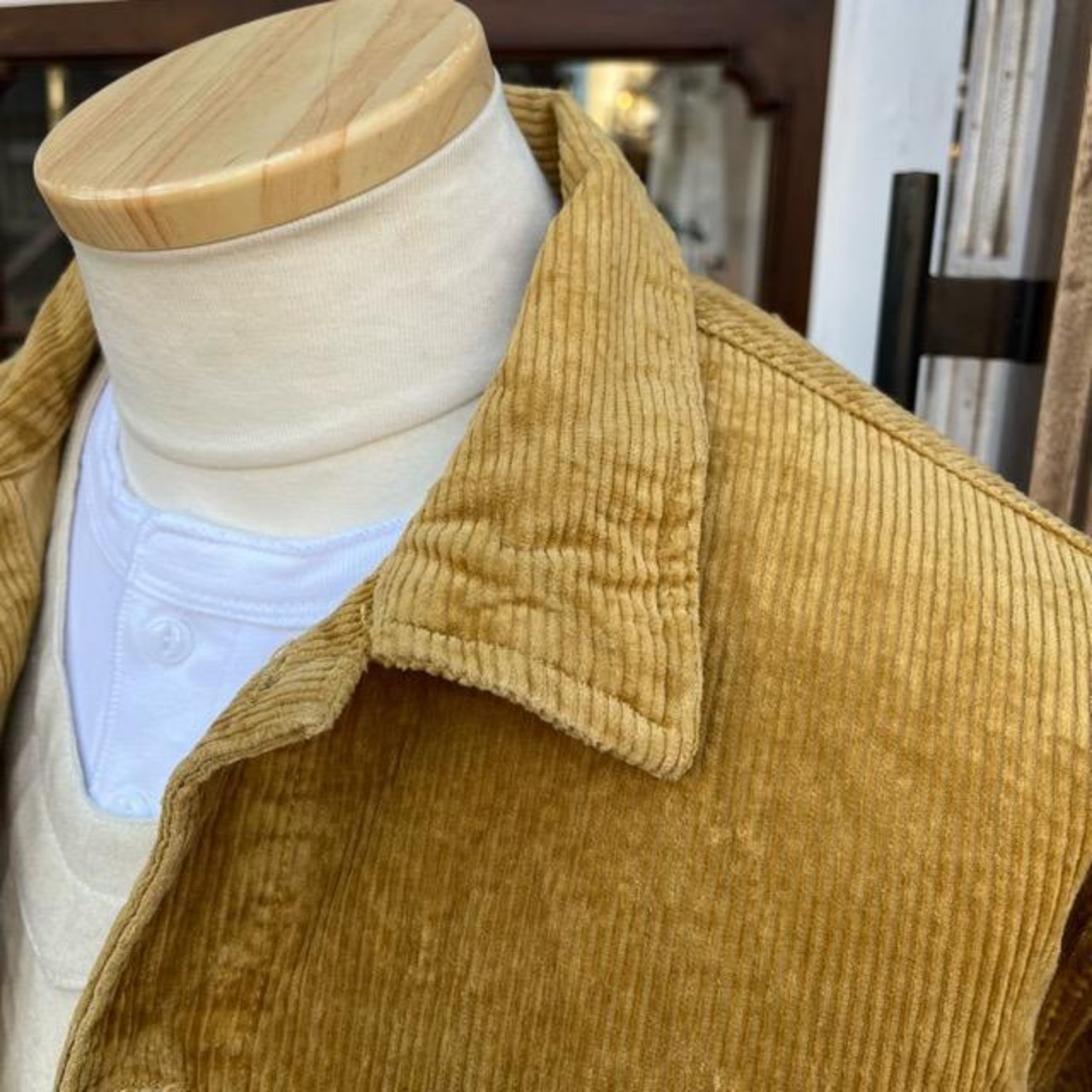 TOPANGA Men's 　コーデュロイシャツジャケット　マスタード