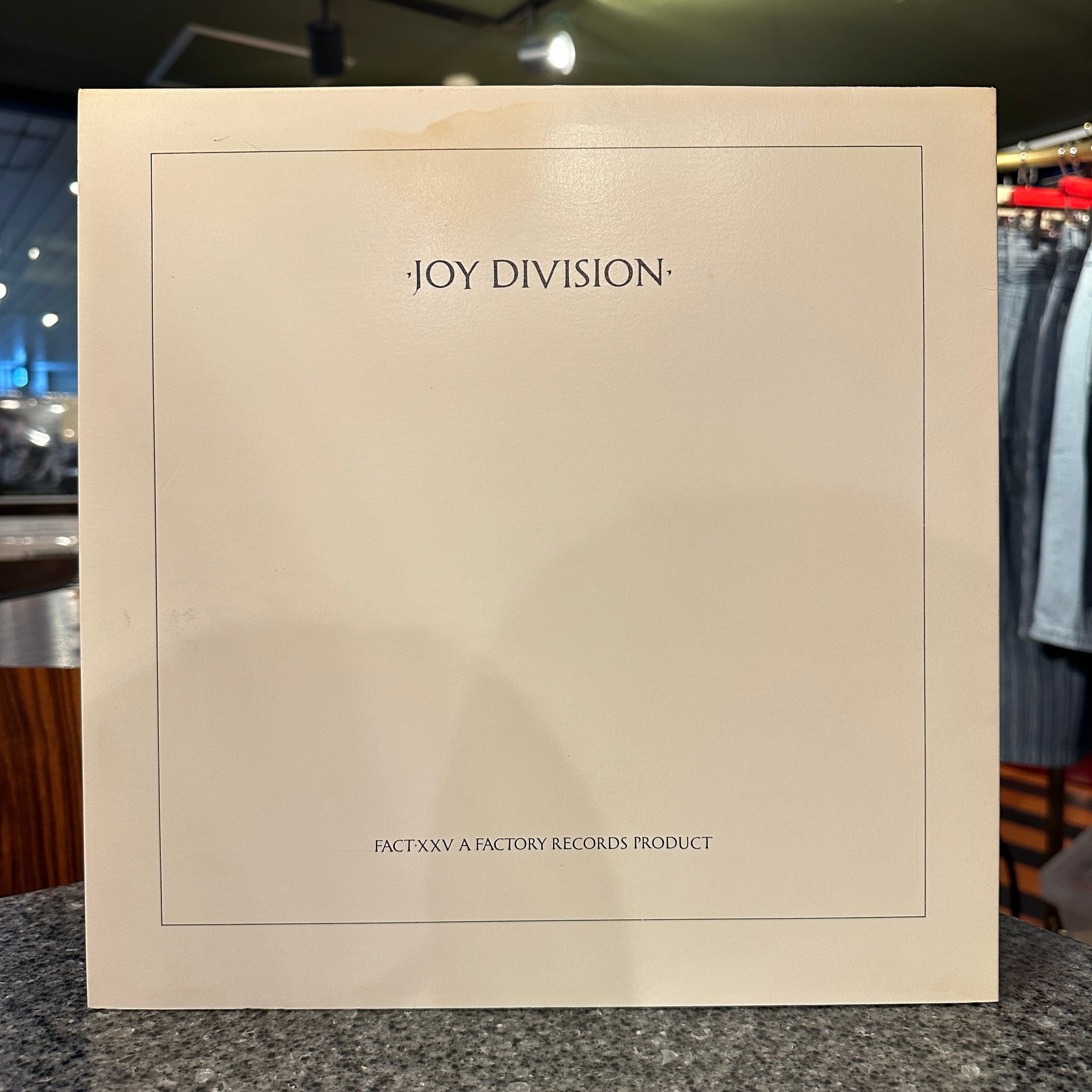 LP】JOY DIVISION/Closer | SORC 中古アナログレコード専門店