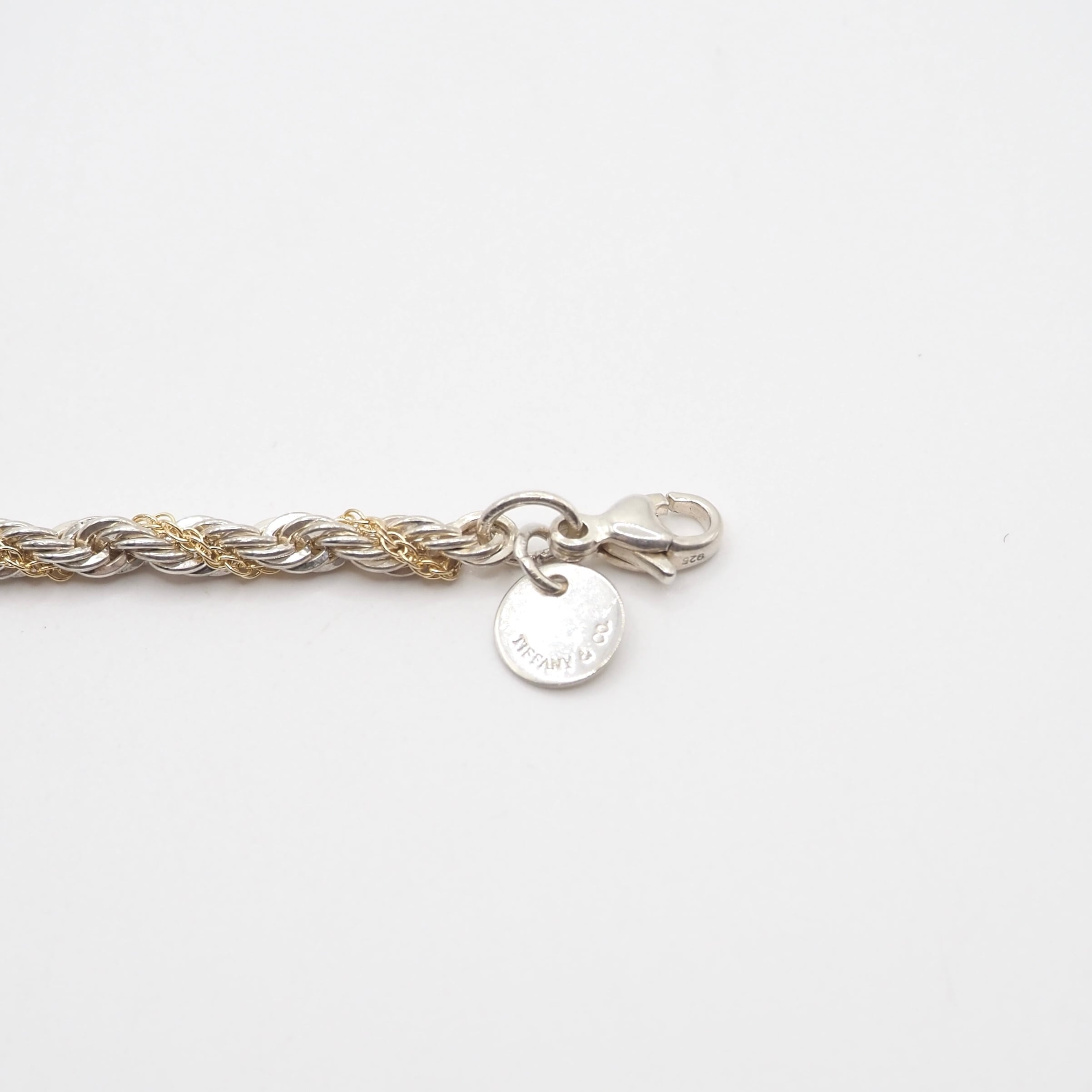 Tiffany&Co. ツイストロープコンビネックレス シルバー925 K18