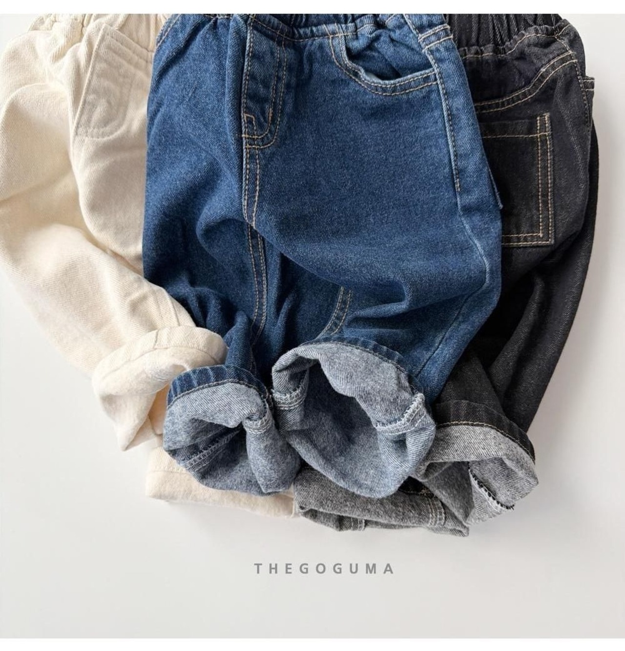 ザゴグマ / THE GOGUMA / 裏起毛トクトクデニムパンツ / 韓国子供服 / キッズ / 26winter〖取寄〗*XS~XL*