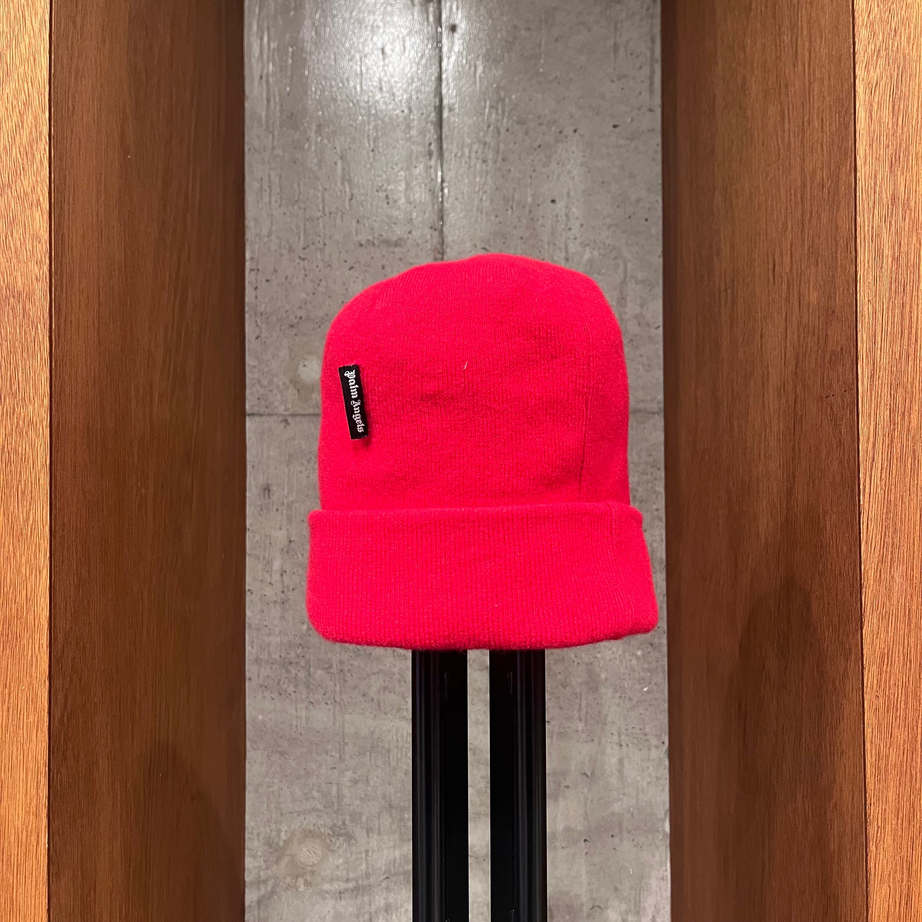 PALM ANGELS WOOL BEANIE CAP | safarionline