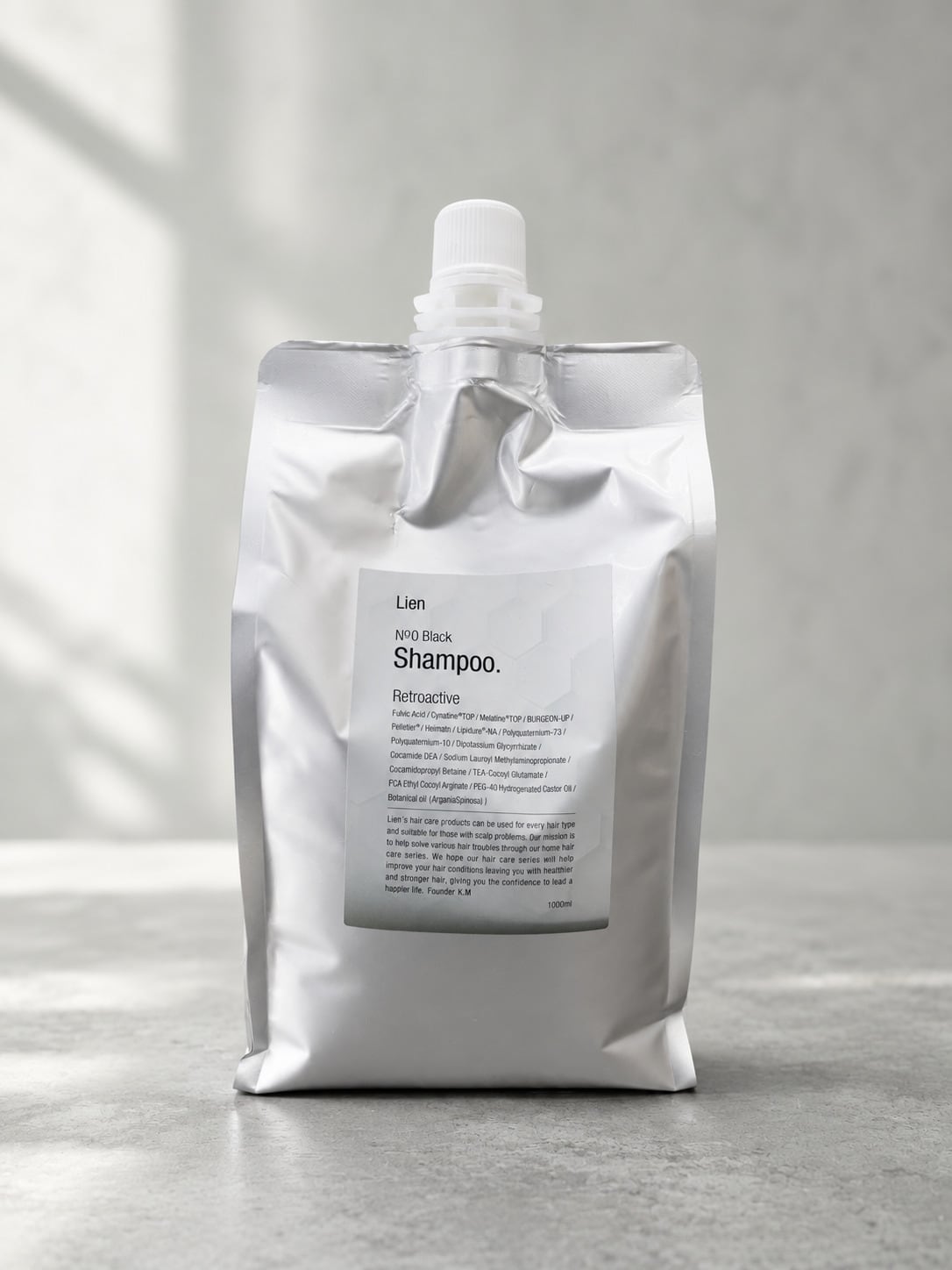 Kahoko　ルリアンブラックシャンプー詰め替え(１０００ml) ル リアン No 0 ブラックシャンプー 1000ml | DECENTAGE online store