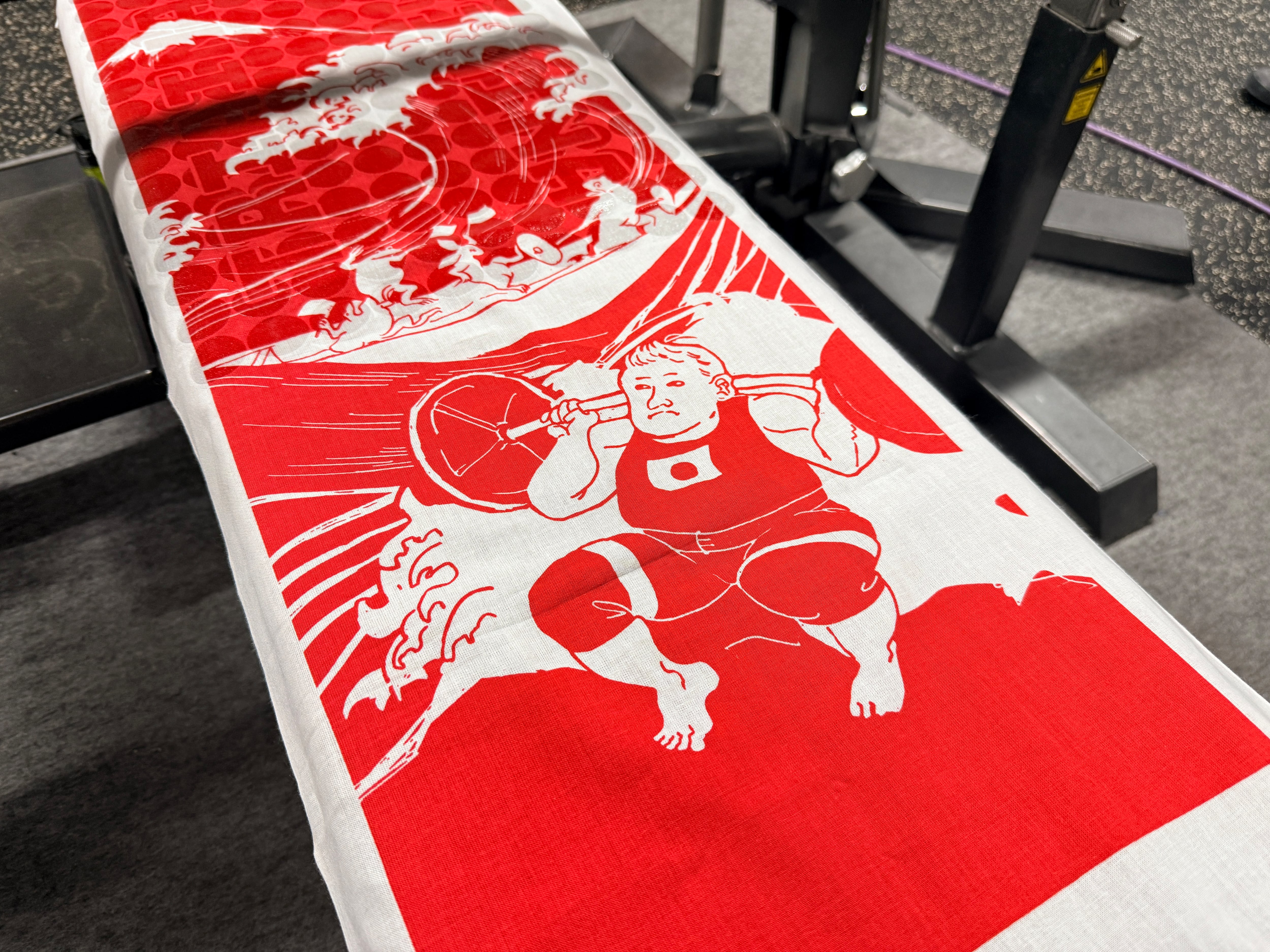 JAPANカラー】ベンチプレス専用滑り止め手拭い | ayuto