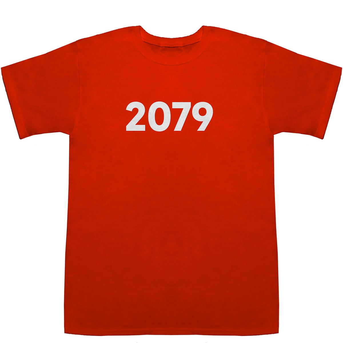 2079 T-shirts【Tシャツ】【ティーシャツ】【数字】【年代】【品番