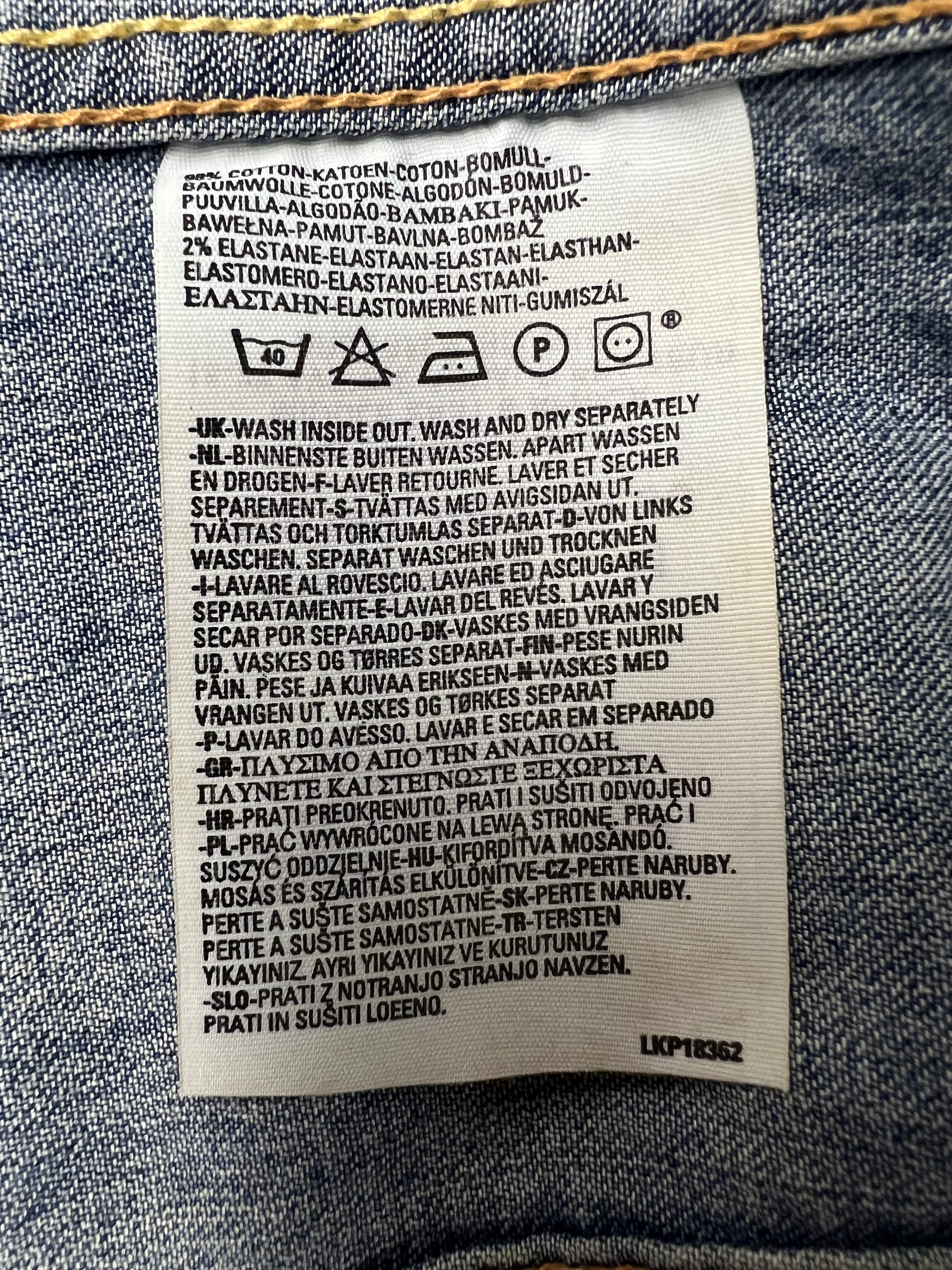 【珍品】80s Levi's トラッカージャケット　デニムジャケット型　ユーロ LEVI'S・リーバイスより、80s ユーロデニムトラッカージャケット