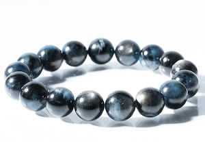 No.2591 【SS】ブラックスターアクアマリンブレスレット