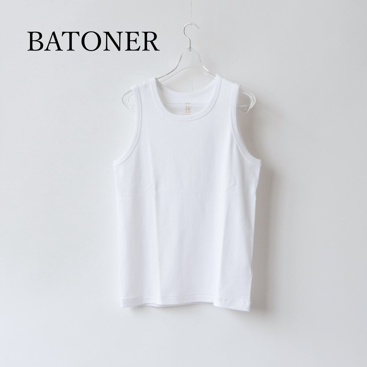 BATONER/バトナー・SEAMLESS INNER TANK TOP | a flat shop