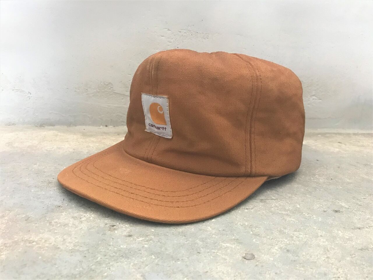 90s Carhartt duck fabric earflaps cap MADE IN USA