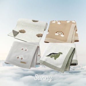 ニットベビーブランケット